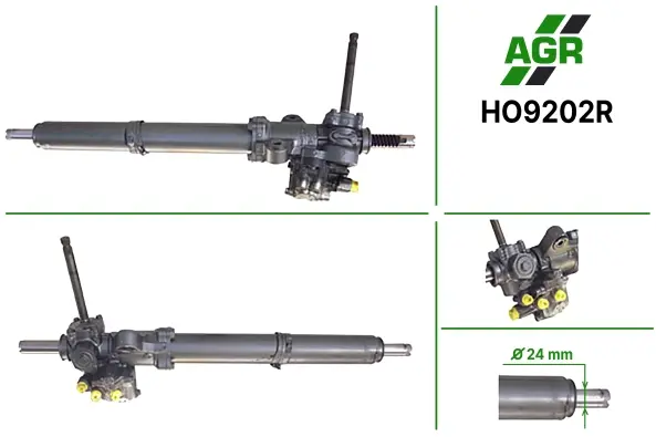 Рулевая рейка с ГУР восстановленная HONDA Accord 1990-1996,ROVER 600 1993-1999 AGR HO9202R (фото 1)