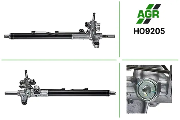 Рульова рейка з ГПК, нова, ACURA TSX (CL_) 03-08;HONDA ACCORD VII (CL) 03-,ACCORD VII TOURER (CM) 03 AGR HO9205 (фото 1)