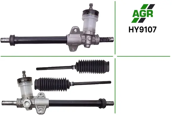 Рульова рейка без ПК, нова, HYUNDAI ATOS (MX) 98-05, ATOS PRIME (MX) 99- AGR HY9107 (фото 1)
