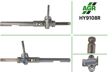 Рульова рейка без ПК, відновлена, HYUNDAI i10 07-,i10 07-;KIA PICANTO (BA) 04- AGR HY9108R