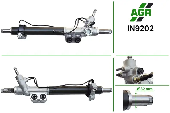 Рульова рейка з ГПК, нова, INFINITY QX 56 04-,NISSAN ARMADA 03-,TITAN 03-, PATHFINDER 05- AGR IN9202 (фото 1)