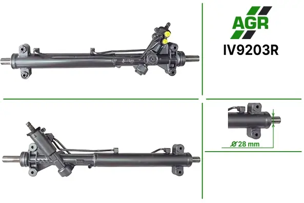 Рулевая рейка с ГУР восстановленная IVECO Daily 1999-2006 AGR IV9203R (фото 1)