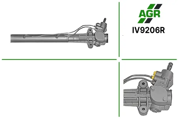 Рулевая рейка с ГУР восстановленная IVECO DAILY 89-96 AGR IV9206R (фото 1)