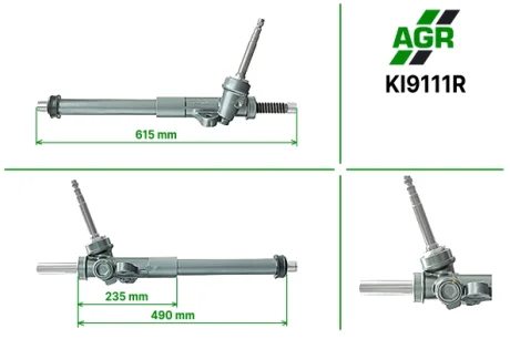 Рулевая рейка без ГУР восстановленная KIA CARENS 2013- AGR KI9111R