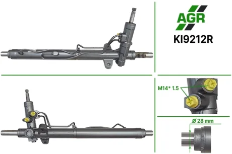 Рульова рейка з ГПК, відновлена, KIA CARENS III (UN) 2006-2009,MAGENTIS (MG) 05- AGR KI9212R