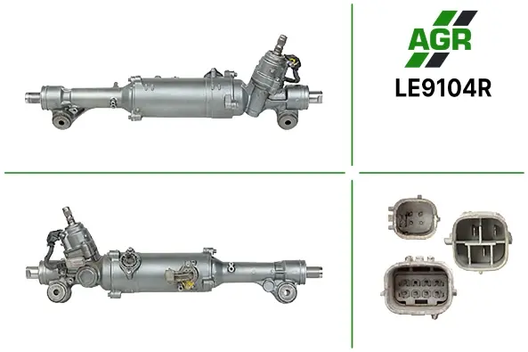 Рульова рейка з ЄПК відновлена LEXUS RX 2004-2008 AGR LE9104R (фото 1)