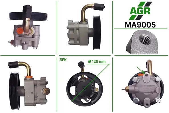 Насос ГПК новий MAZDA 323 F VI 98-04,323 S VI 98-04,626 V 97-02,626 V Hatchback 97-02 AGR MA9005 (фото 1)