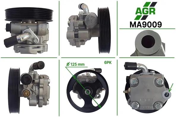 Насос ГПК новий MAZDA 3 2003-2008 AGR MA9009 (фото 1)