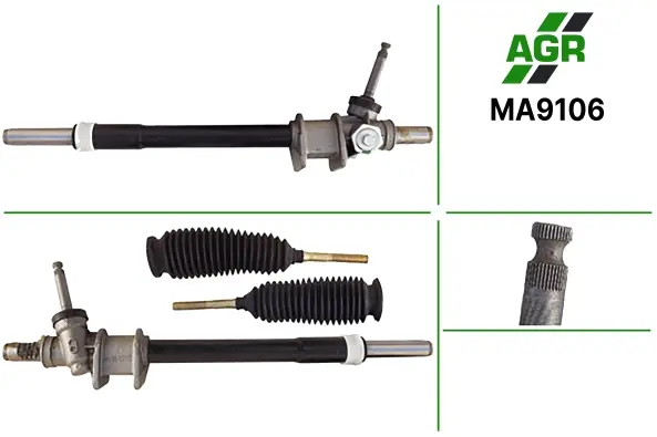 Рульова рейка без ПК, нова, MAZDA E2000 84-94, MAZDA E2200 84-94 AGR MA9106 (фото 1)