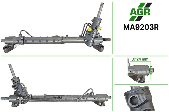 Рульова рейка з ГПК відновлена MAZDA 3 2003-2008,MAZDA 5 2005- AGR MA9203R (фото 1)