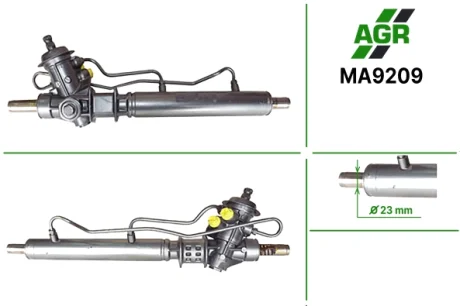 Рульова рейка з ГПК, нова, MAZDA 323 C IV (BG) 89-94,323 F IV (BG) 89-94,323 S IV (BG) 89-94 AGR MA9209