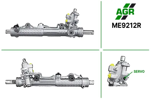 Рульова рейка з ГПК відновлена MERCEDES-BENZ S-CLASS (W220) 98-05,S-CLASS купе (C215) 99-06 AGR ME9212R (фото 1)