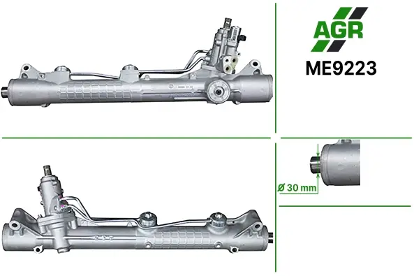 Рульова рейка з ГПК нова MERCEDES-BENZ S-CLASS (W221) 05-,S-CLASS купе (C216) 06- AGR ME9223 (фото 1)
