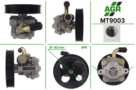 Насос ГПК новий MITSUBISHI LANCER (CS_W) 03-07,LANCER седан (CS_A) 03-,OUTLANDER I (CU_W) 03-06 AGR MT9003