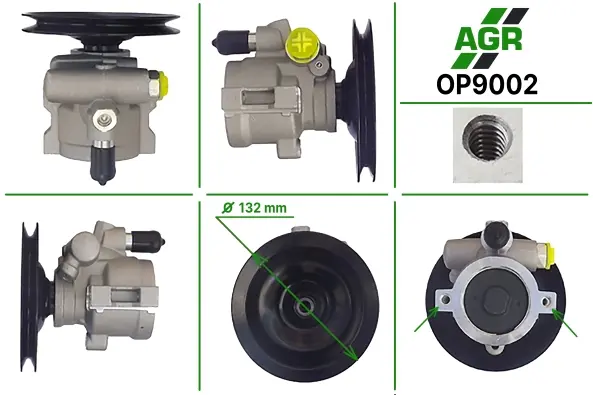 Насос ГПК з механічним приводом, новий, OPEL ASTRA F 92-98, OPEL FRONTERA A 92-98, OPEL KADETT 85-93 AGR OP9002 (фото 1)