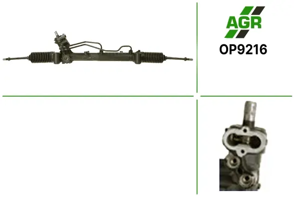 Рульова рейка з ГПК, нова, OPEL Vectra C 2002- AGR OP9216 (фото 1)