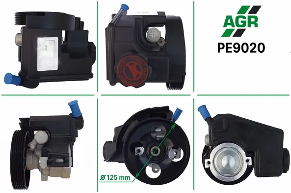 Насос ГПК з механічним приводом, новий, CITROEN BERLINGO 99-,PEUGEOT 206 SW 02-,PEUGE PARTNER 00- AGR PE9020 (фото 1)