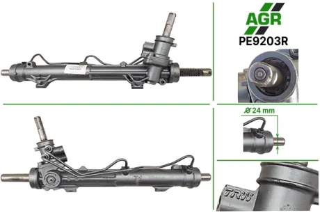 Рульова рейка з ГПК відновлена PEUGEOT 206 1998-2009 TRW AGR PE9203R