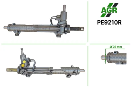 Рульова рейка з ГПК відновлена PEUGEOT 406 95-04 AGR PE9210R