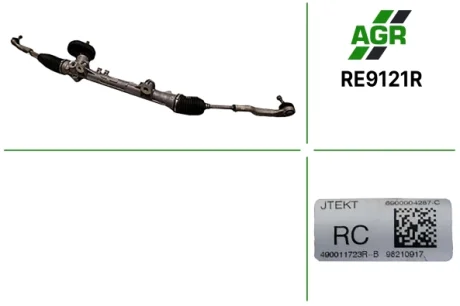 Рульова рейка без ГУР відновлена RENAULT CLIO 2020- AGR RE9121R