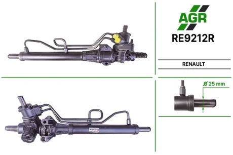Рулевая рейка с ГУР восстановленная RENAULT CLIO 90-98 AGR RE9212R