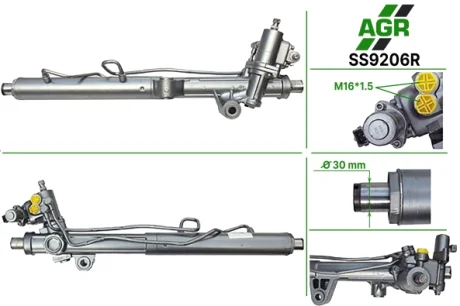Рульова рейка з ГПК, відновлена, DAEWOO REXTON (GAB_) 02-; SSANGYONG REXTON (GAB_) 02-06 AGR SS9206R