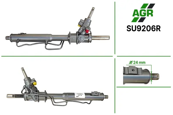 Рульова рейка з ГПК відновлена SUBARU Forester S10 1997-2002,SUBARU Impreza G10 1992-2002,SUBAR AGR SU9206R (фото 1)