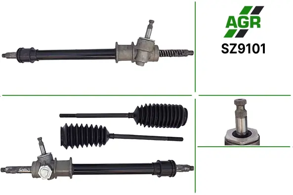 Рульова рейка без ПК, нова, SUZUKI SWIFT I (AA) 83-89, SWIFT II (EA, MA) 89-91 AGR SZ9101 (фото 1)