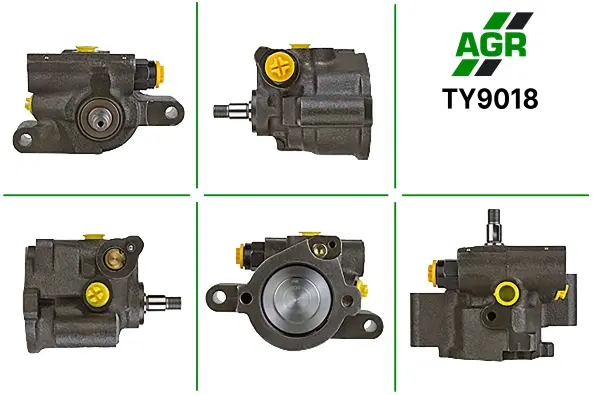 Насос ГПК з механічним приводом, новий, TOYOTA CAMRY 86-91,CAMRY Liftback 83-88,TOYOT RAV 4 I 94-00, AGR TY9018 (фото 1)