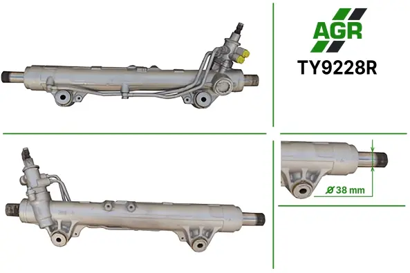 Рульова рейка з ГПК, відновлена, TOYOTA Land Cruiser 200 2007-, LEXUS LX570 2007- AGR TY9228R (фото 1)