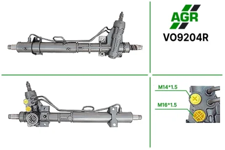 Рульова рейка з ГПК відновлена VOLVO 440 1986-1997,VOLVO 480 1986-1996 AGR VO9204R