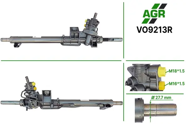 Рульова рейка з ГПК відновлена VOLVO S 80 1999-2006 AGR VO9213R (фото 1)
