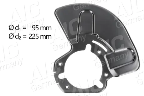 Захист диска гальмівного (переднього) (R) Opel Astra H 04-12 AIC 55973