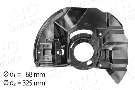 Захист диска гальмівного (переднього) (L) BMW 3 (E46) 98-06 AIC 56408