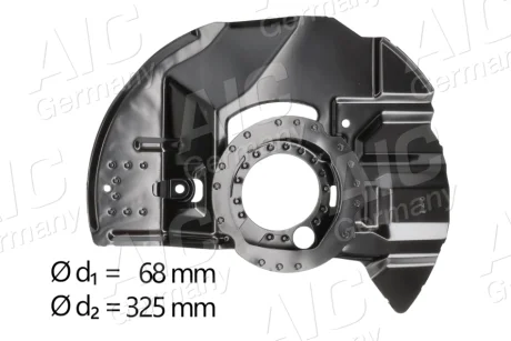 Захист диска гальмівного (переднього) (R) BMW 3 (E46) 98-06 AIC 56409