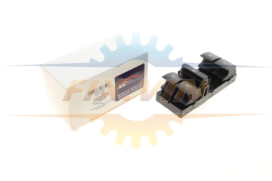 Кнопка склопідіймача Skoda Octavia II 04-13/VW Golf 03-14 (блок) AIC 58852 (фото 1)