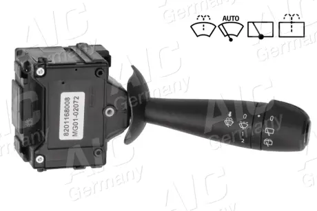 Перемикач підрульовий Dacia Dokker/Duster/Logan/Sandero 09- (склоочисники/омивач) AIC 75807