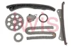 Комплект ланцюга ГРМ Fiat Doblo 1.3JTD (ланцюг, башмак, натяжник) AIC 76068SET (фото 2)