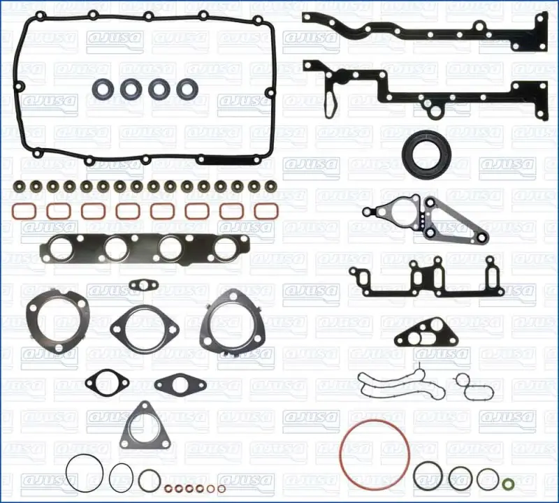 Комплект прокладок двигателя (без ГБЦ) FORD TRANSIT (12-) 2.2d Ajusa AJUSA 51068700 (фото 1)