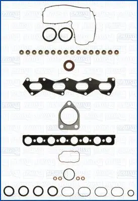 Комплект прокладок двигуна (верх) CITROEN C5 II, C5 III, C6, C-CROSSER, C-CROSSER ENTERPRISE FORD MONDEO IV 2.2D 04.06- AJUSA 53029800 (фото 1)