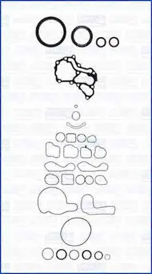 Комплект прокладок двигуна (низ) AUDI A4 B7, A5, A6 ALLROAD C6, A6 C6, A8 D3, A8 D4, Q7 VW TOUAREG 4.2 09.05-03.18 AJUSA 54187600 (фото 1)