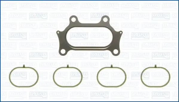 Прокладка впускного коллектора (к-кт) HONDA ACCORD VIII 2.0i, CIVIC (VIII,IX) 1. AJUSA 77025400 (фото 1)