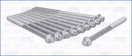 Комплект болтів ГБЦ DAEWOO NEXIA 1.5i (10шт) AJUSA 81004800