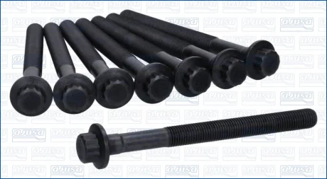 Комплект болтів ГБЦ HYUNDAI ACCENT IV, ELANTRA VI, I20 ACTIVE, I20 I, I20 II, I30, I40 I, I40 I CW, IX20, IX35, TUCSON 1.1D-1.7D 08.08- AJUSA 81079000