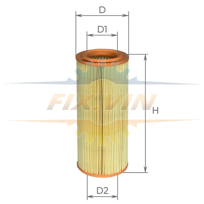 Фильтр воздуха FIAT Idea,Punto II, LANCIA Musa/04-, ZASTAVA 10 1,9disel /06- ALPHA FILTER AF0122 (фото 1)