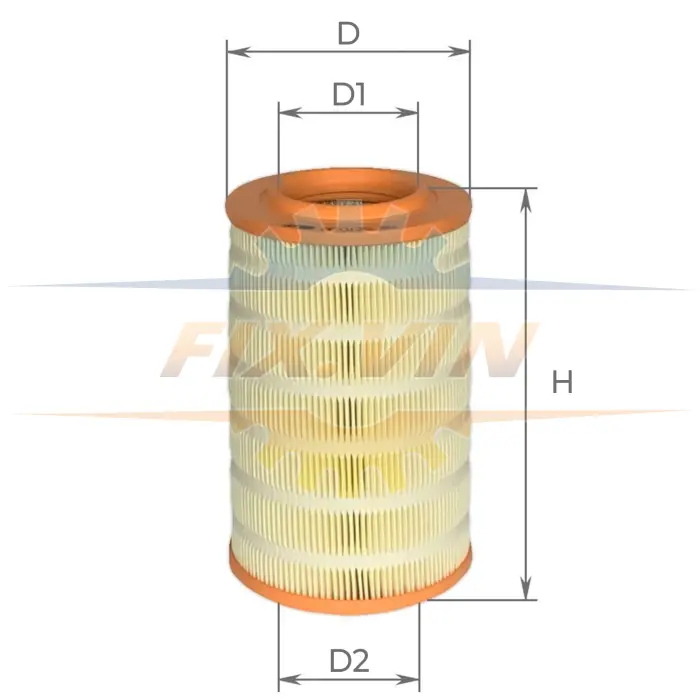 Фильтр воздушный Peugeot Boxer I 94-02, II 02-06 / Citroen Jumper I 94-02, Jumper II 02-06 / Fiat Ducato 2002 244 Альфа ALPHA FILTER AF0126 (фото 1)