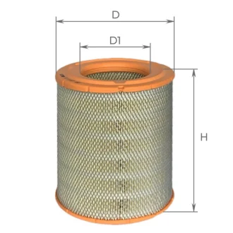 Фільтр повітряний BOGDAN A-09202, A-09212 99- (вир-во) ALPHA FILTER AF0167
