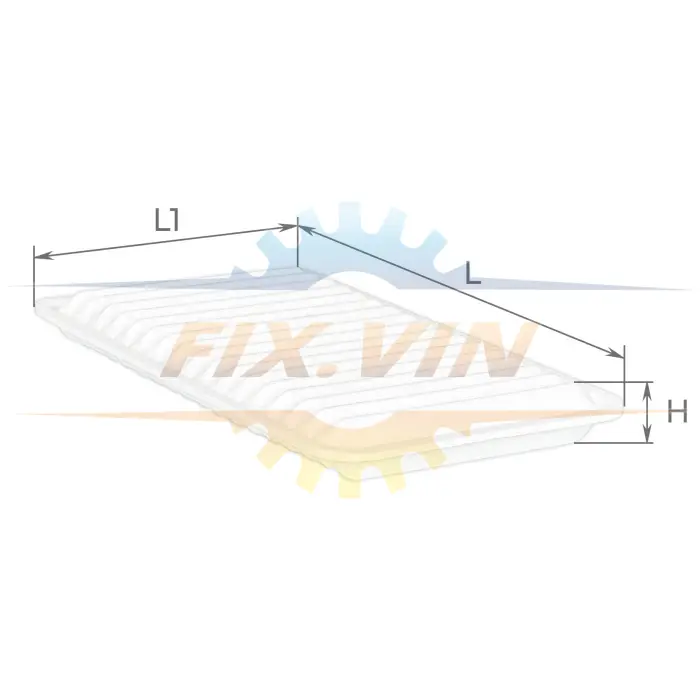 Фильтр воздушный 312х200х34 MAZDA 2, 3, Demio, 1.3-1.6, 03-15, ZJ0113Z40, ZJ0113Z409A ALPHA FILTER AF1013 (фото 1)