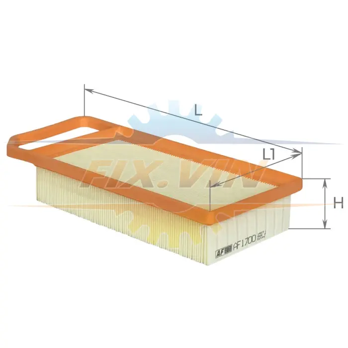 Фильтр воздушный Citroen C5 1,8-3,0L 00-, C6 3,0L 05-, PEUGOT 1,8-3,0L 407, 407 Coupe 04- Альфа ALPHA FILTER AF1700 (фото 1)