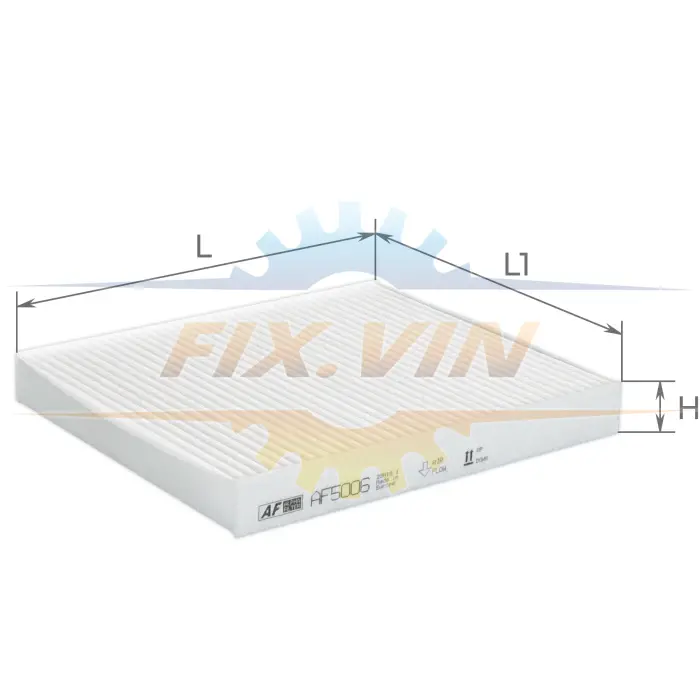 Фильтр салона VW Polo (01-)/Skoda Fabia (99-), Rapid (11-), Roomster (06-)/Seat ALPHA FILTER AF5006 (фото 1)